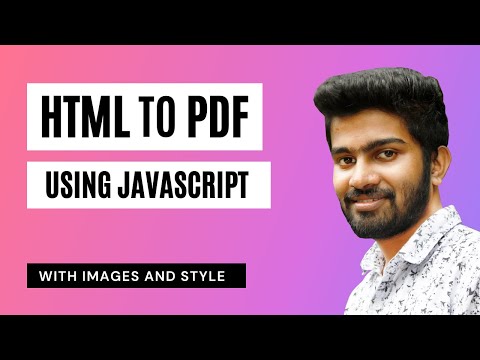 How to convert HTML div to PDF using JavaScript - HTML to PDF