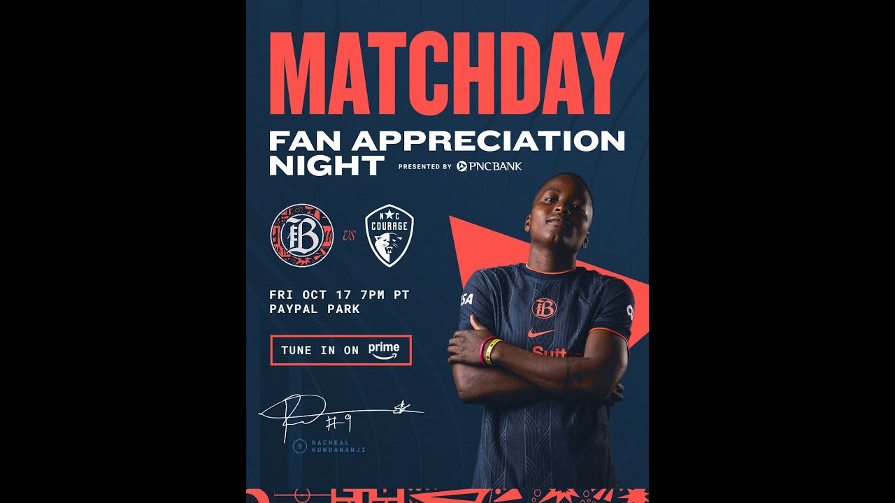 Watch NWSL Bay FC vs North Carolina Courage Live on Twitch! ⚽