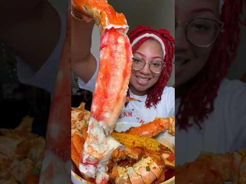 Huge King Crab | Seafood Boil Mukbang 🦀 #mukbang #asmr
