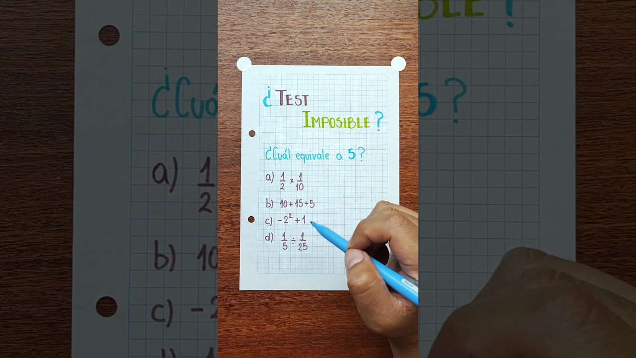 Desafía tus habilidades con nuestro test de matemáticas 🧠