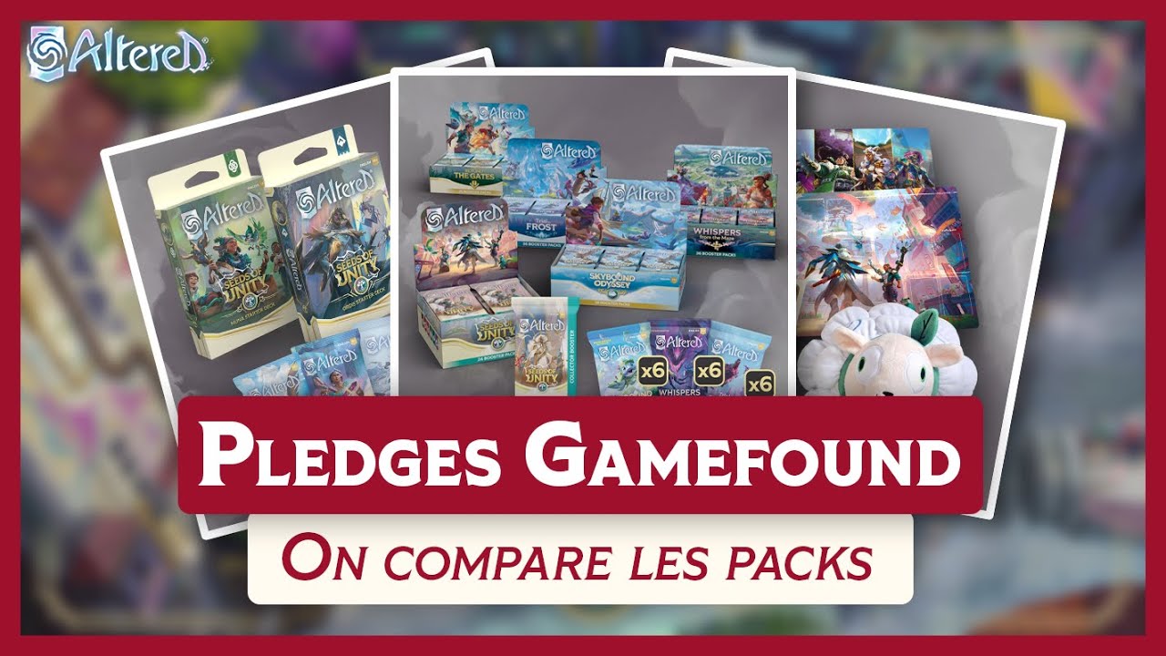🔍 Comparatif des Derniers Pledges Gamefound pour Altered TCG Set 5