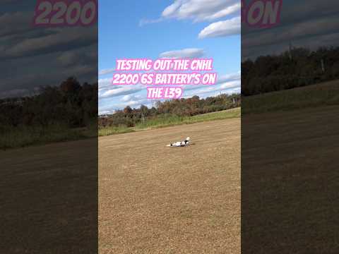 Testing #cnhl batteries on the #flyfans #l39 64mm edf! These lightweight 6s battery’s are sweet!