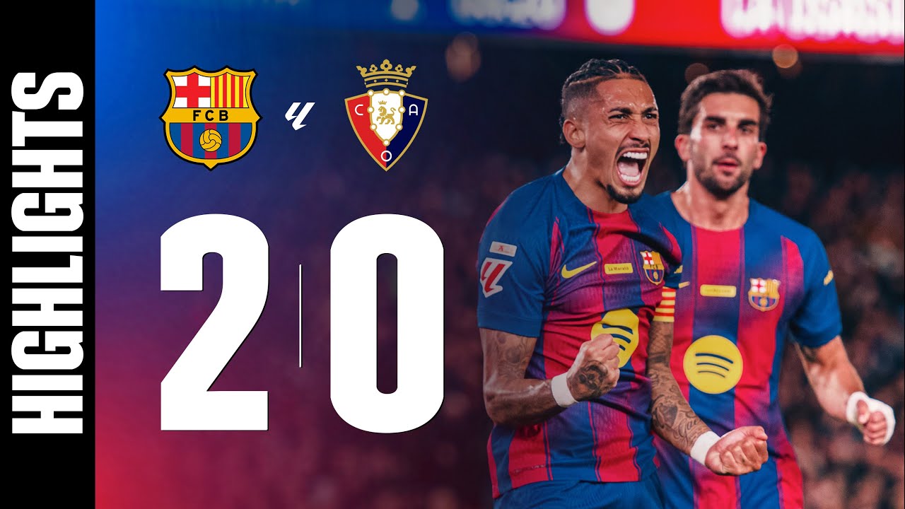 FC Barcelona 2-0 Osasuna | La Liga 2025/26 MD16 🔵🔴
