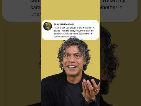 Which Course is Best to Master AI?! 🎓| Tamil CEO Sidd Ahmed