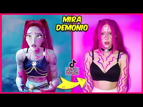 LAS GUERRERAS K-POP en versión TikTok 💕~¡ADIVINA QUIÉN BAILA!🎶LAS GUERRERAS K-POP🔥Huntrix💜Saja Boys