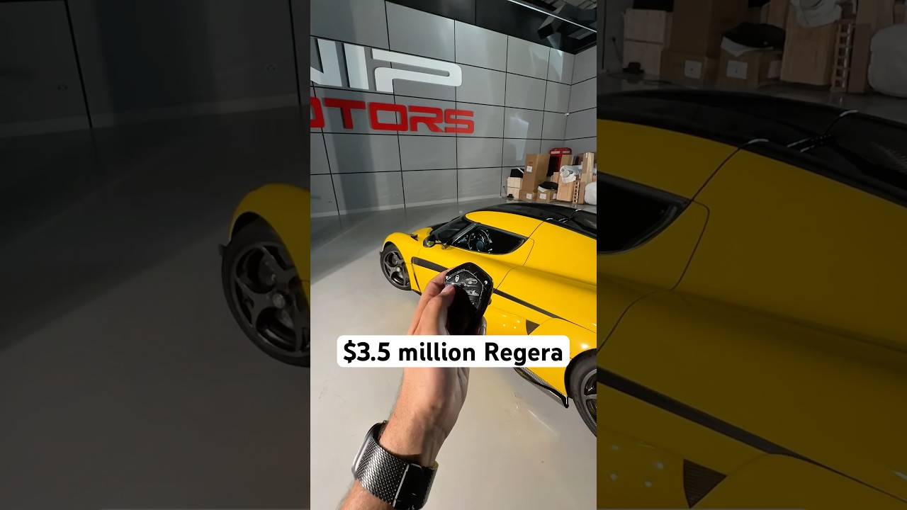 Opening the Door of a $3.5M Koenigsegg 🚗