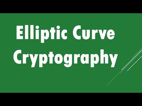 Cryptography Lectures - Elliptic Curve Cryptography Step by Step in Arabic محاضرات التشفير بالعربي