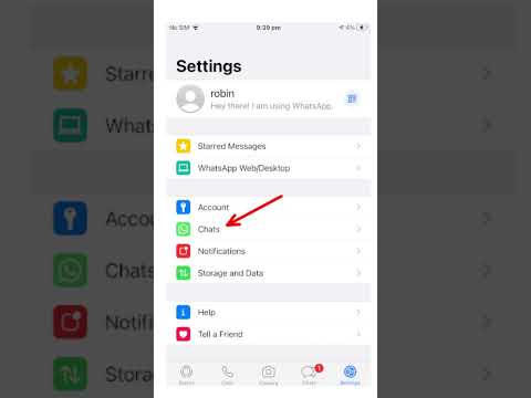 How to Whatsapp Backup Chat iphone