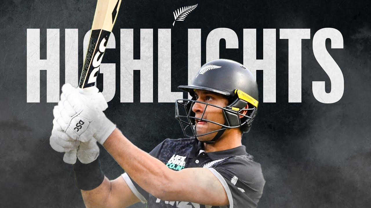 Ravindra & Tickner Shine! | Key Moments from NZ vs England 3rd ODI 🏏