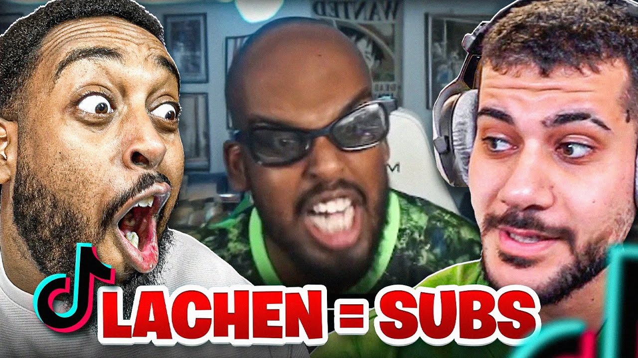 Lachen = Subs...☠️ Try not to laugh vs. @HamedLoco 😂