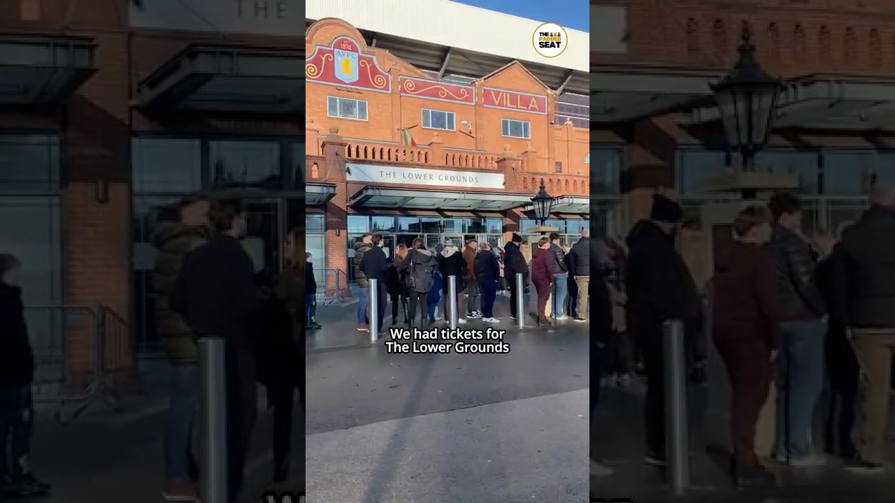 Aston Villa Matchday Hospitality at The Lower Grounds ⚽️
