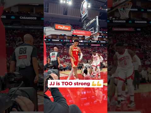 Jalen said man get OFF me 😮💨 #nba #hawks #jalenjohnson