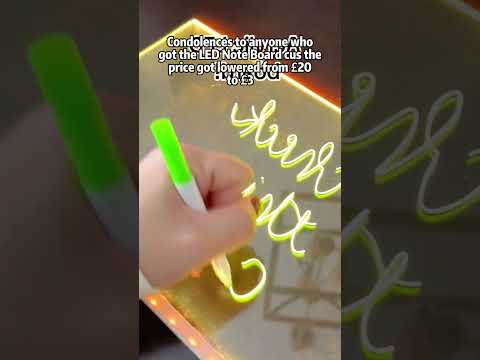 Perfect stocking filler: led lightboard fun #led #lightboard
