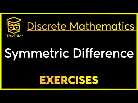 [Discrete Mathematics] Symmetric Difference Example