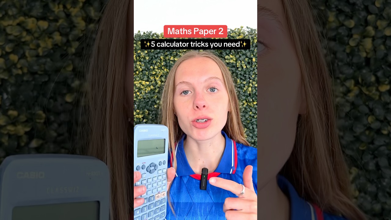 5 Top 5 Calculator Hacks to Ace Your GCSE Maths Paper 2! ✨