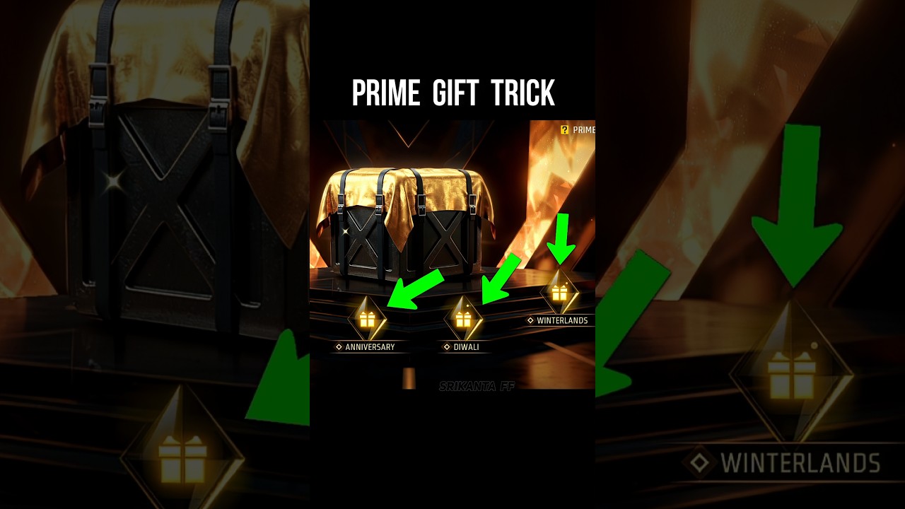 Free Fire Prime Gift Trick: Get 100 Diamonds🔥