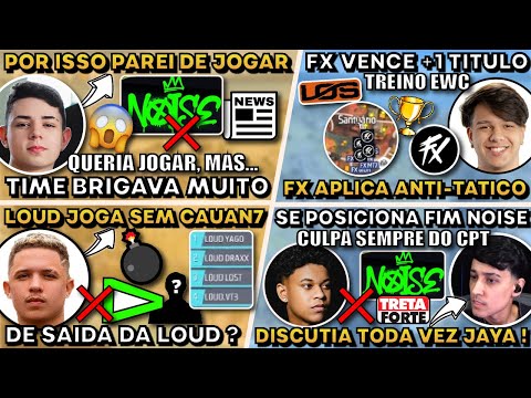 THUR PQ PAROU DE JOGAR! BAK SE POSICIONA FIM NOISE! FX APLICA ANTI-TATICO LOS! LOUD JOGA SEM CAUAN7!