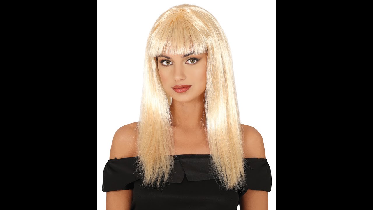 Peluca Fiestas Guirca - Ref. 4463, Melena Rubia