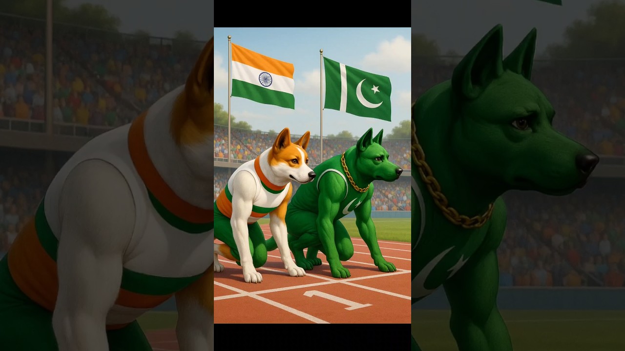 India vs Pakistan: The Exciting Dog Race Showdown 🐶