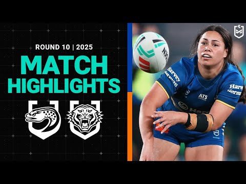 2025 NRLW Match Highlights | Eels v Wests Tigers | Round 10