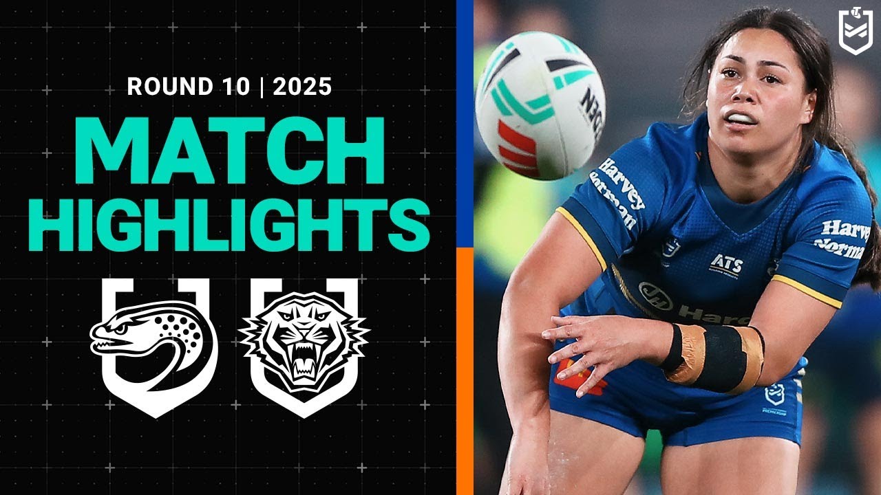 2025 NRLW Round 10 Highlights: Eels vs Tigers 🏉