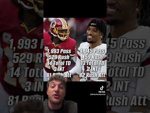 Jayden Daniels identical stats! #trending #nfl #nflnews #nflstats #jaydendaniels #commanders #shorts