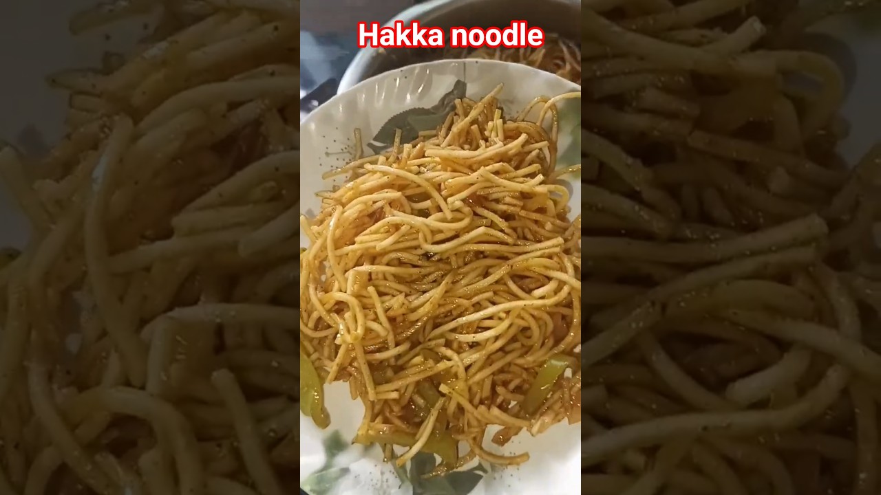 Delicious Hakka Noodles on Chowmin Street 🍜 | Quick & Tasty Recipe
