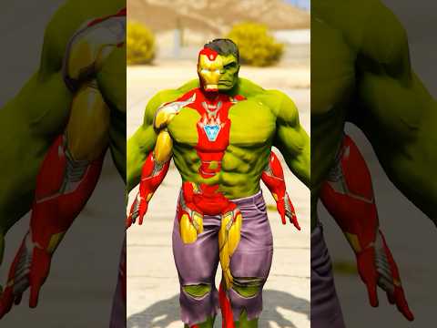 HULK STOLE IRONMAN’S SUIT MARK 2 | MARVEL TOYS #ytshorts #gta #hulk #ironman