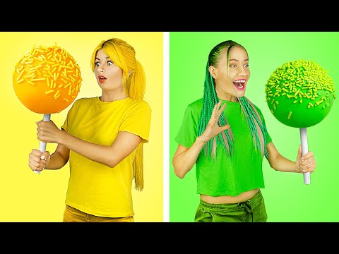 Tantangan Warna! Makan Dan Beli Apa Pun Yang Berwarna Sama Dalam 24 Jam.