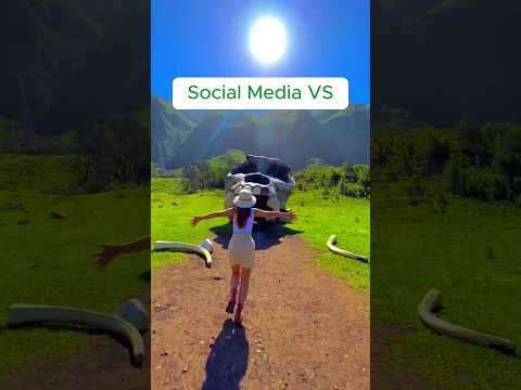 Social Media vs Reality places #travel