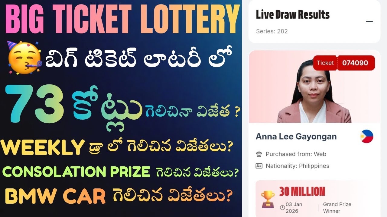 Filipino Expat In Dubai Wins Dh30 Million Big Ticket Jackpot | Big Ticket | Rakesh Bobbili Vlogs