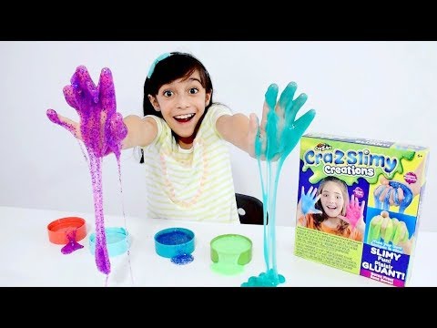FAZENDO MUITOS SLIMES COLORIDOS ★ Teste e Review do Kit Slimy Glitter e Cores Neon