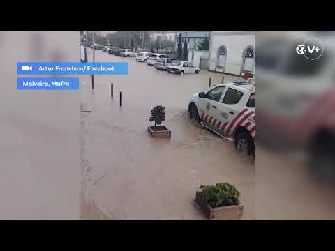 Chuvas fortes na região de Lisboa causam inundações