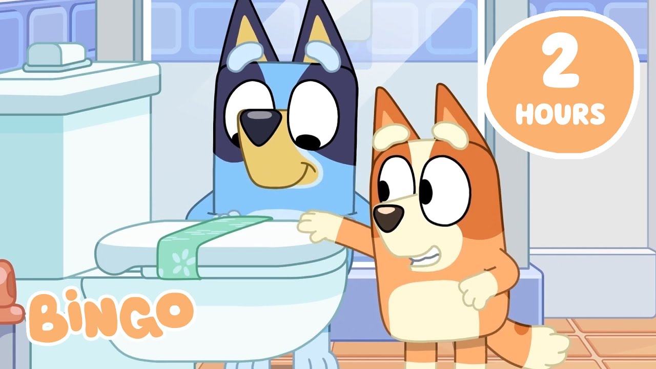 Bingo's Funniest Bluey Moments 🤣 | 2-Hour Live