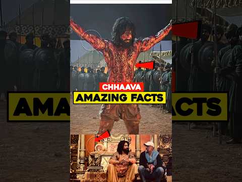 Chhaava Amazing facts 🤔#chhaava