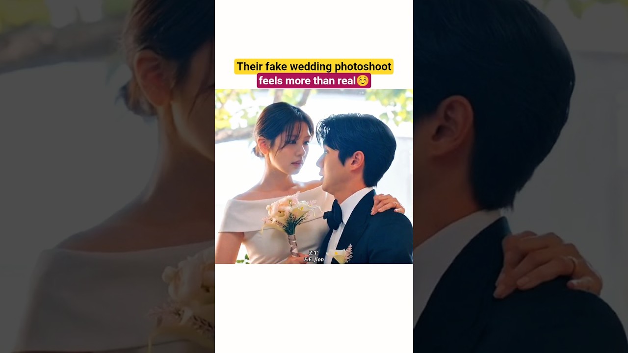 Fake Wedding Photoshoot in 'Would You Marry Me' 💍