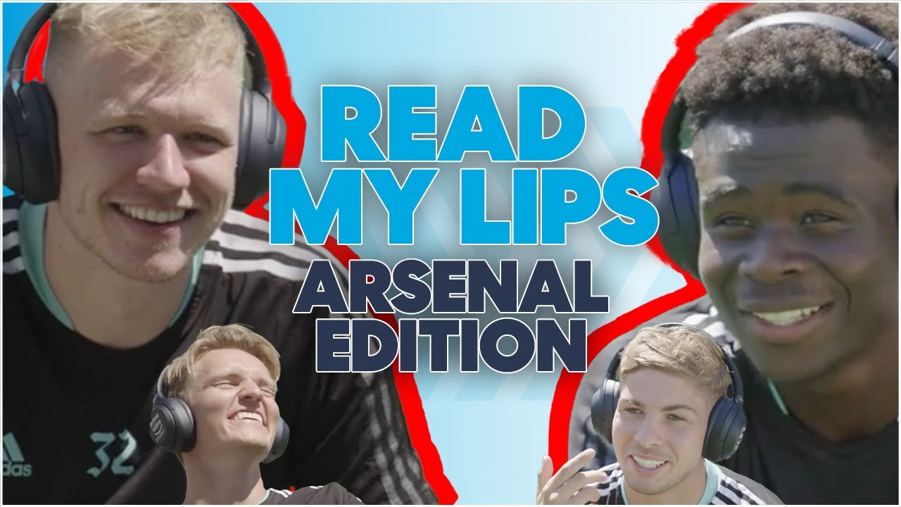Arsenal Teammates Face Off in 'Read My Lips' 😂