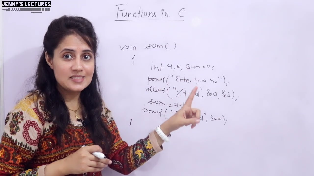 C_85 Function in C - part 2 | Function Declaration with program