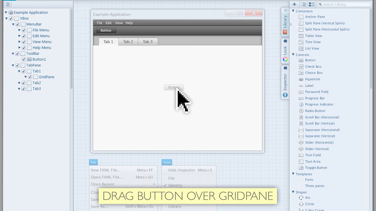 JavaFX Scene Builder Early Design Preview