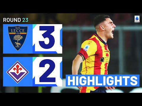 LECCE-FIORENTINA 3-2 | HIGHLIGHTS | Unreal scenes as Lecce comeback | Serie A 2023/24