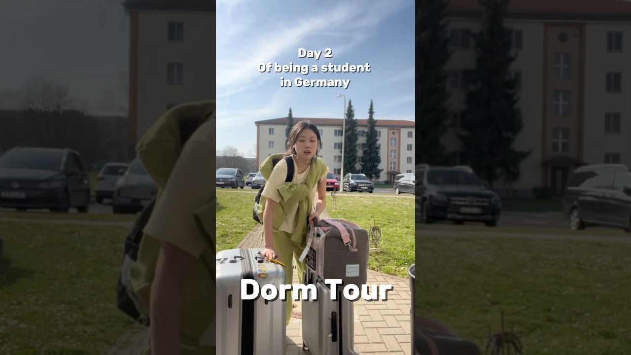 Day 2 My First Day as a Student in Germany 🇩🇪: Exploring Würzburg and My New Dorm