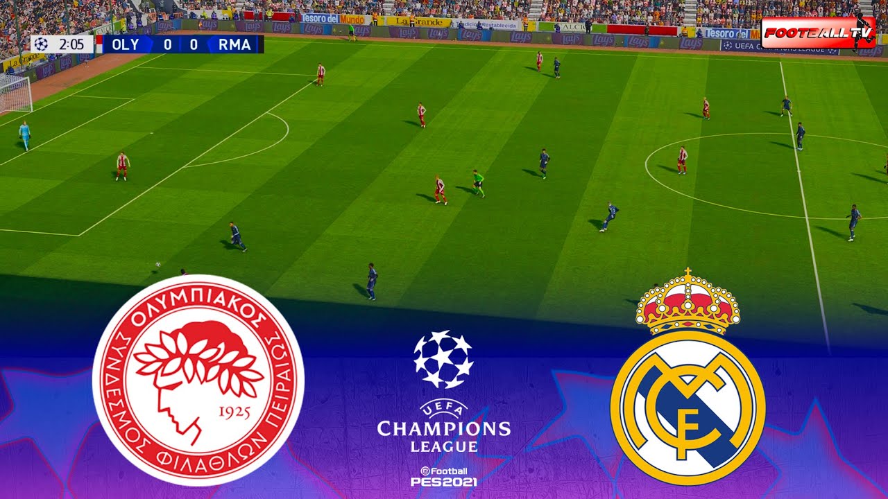 Olympiacos vs Real Madrid | UEFA CL 25/26 | PES 21 Gameplay
