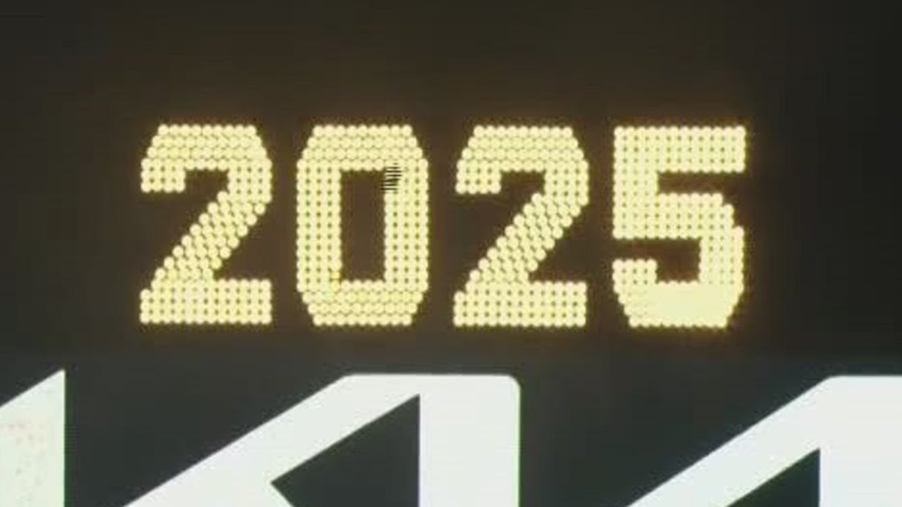 Times Square 2025 Ball Drop 🎉 - Full Video