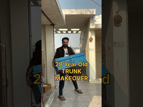 Part 1 Transforming a 28-year-old trunk in a masterpiece #makeover #diy #shorts #trunks #furniture