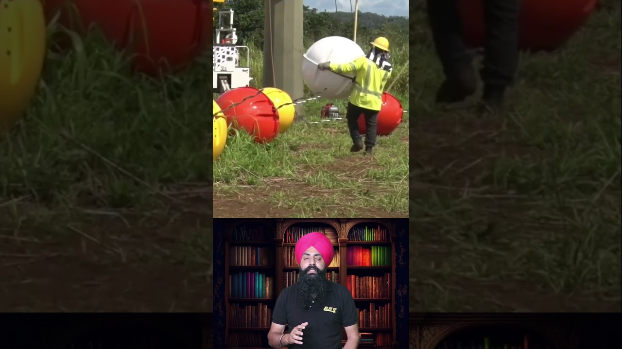 The Mystery of Power Line Balls: Revealed #PowerLines #MarkerBalls #ScienceExplained #Aircraft