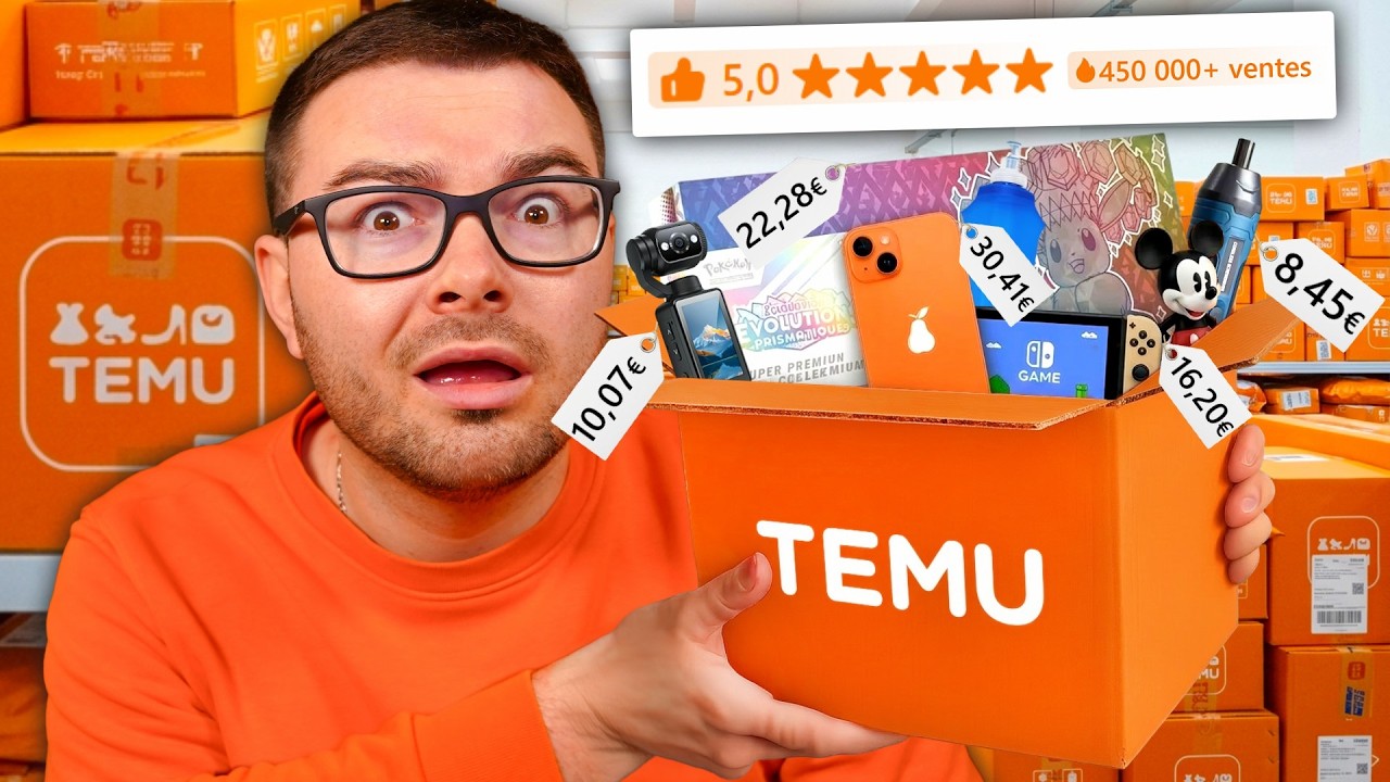 J'ai acheté des objets 5 étoiles sur Temu ⭐