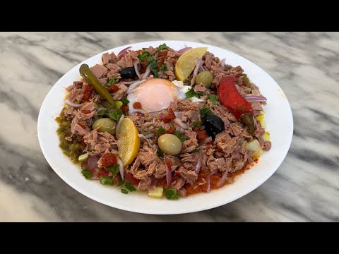 صحن تونسي بسيط وسهل 🍽️