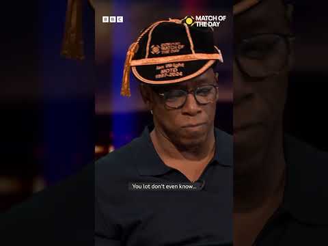Fighting back the tears for Ian Wright's final MOTD | Match of the Day #shorts #football