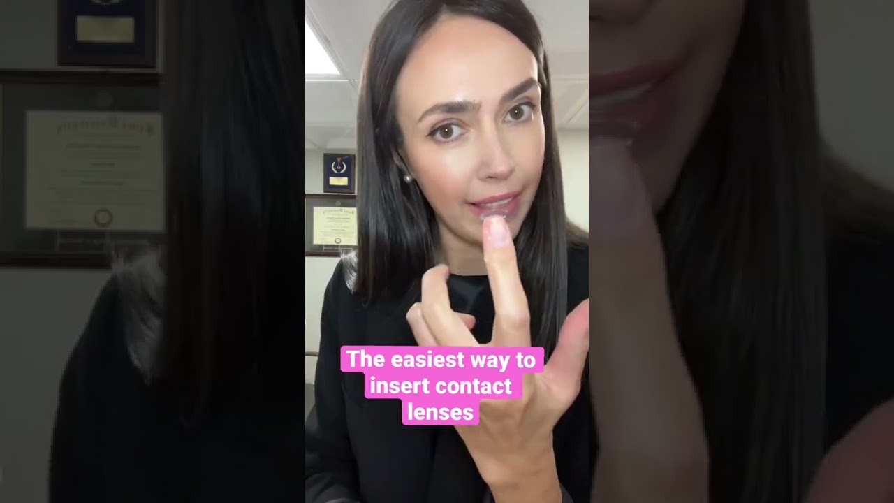 Quick & Easy Contact Lens Insertion Tutorial ποΈ