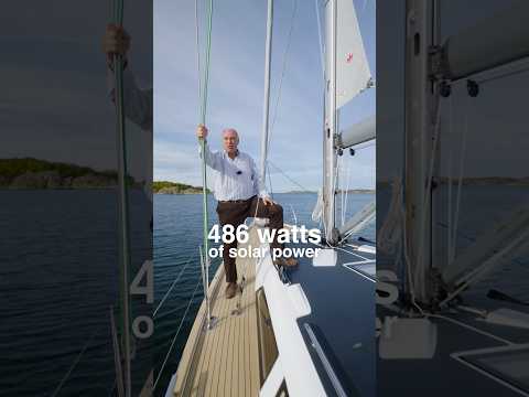 486 Watts of Solar Power | Hallberg-Rassy 370